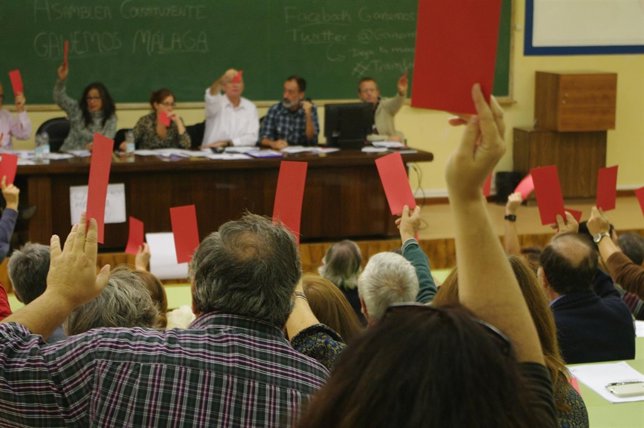 Asamblea constituyente de Ganemos Málaga.