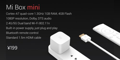 Mi Box Mini de Xiaomi.