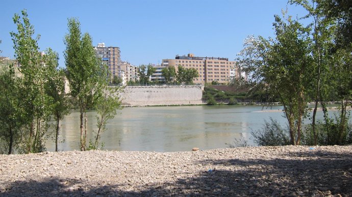 Río Ebro en Zaragoza