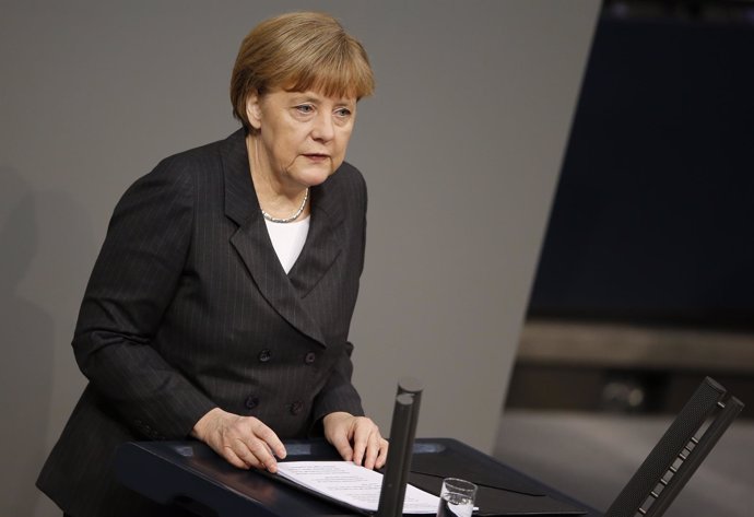 Merkel ante el Bundestag