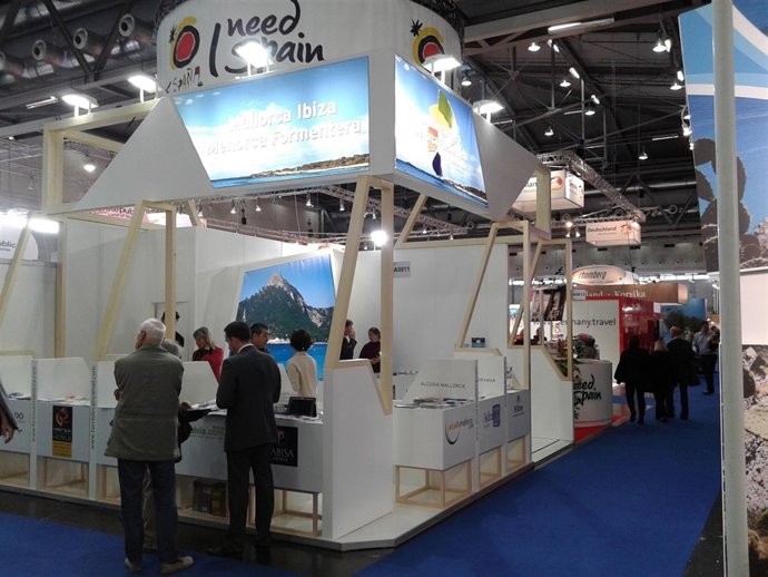Stand de Baleares en la feria de Viena