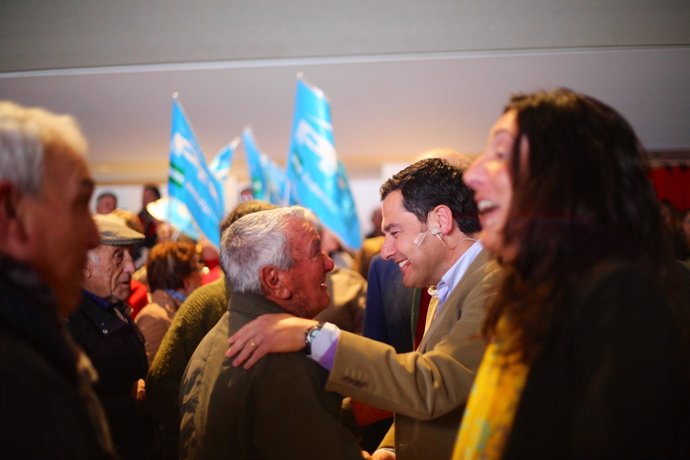 El presidente del PP andaluz, Juanma Moreno.