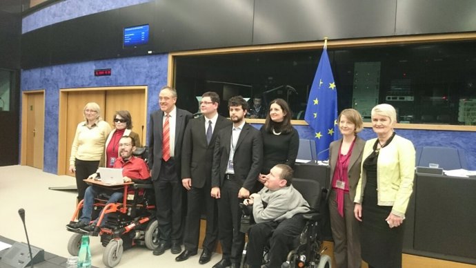 Pablo Echenique copreside el Intergrupo de Discapacidad del Parlamento Europeo.