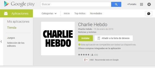 Charlie Hebdo App