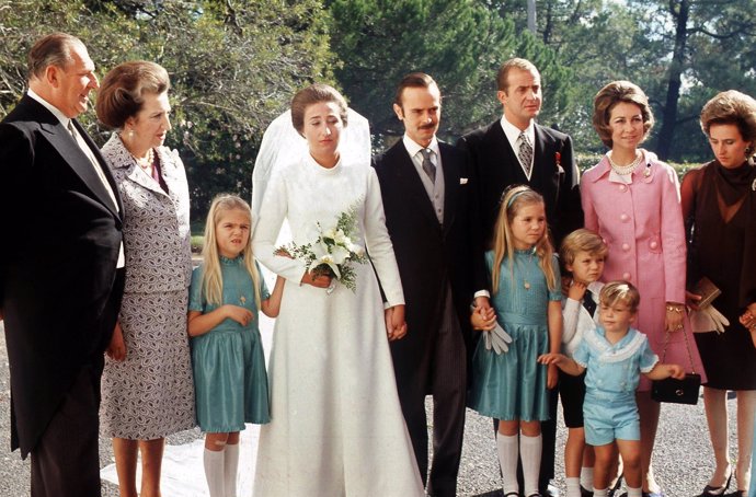 Foto de archivo de la boda de la Infanta Margarita
