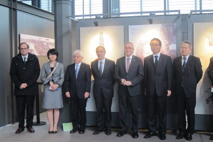 Inauguración de la exposición sobre Hiroshima y Nagasaki en el Born