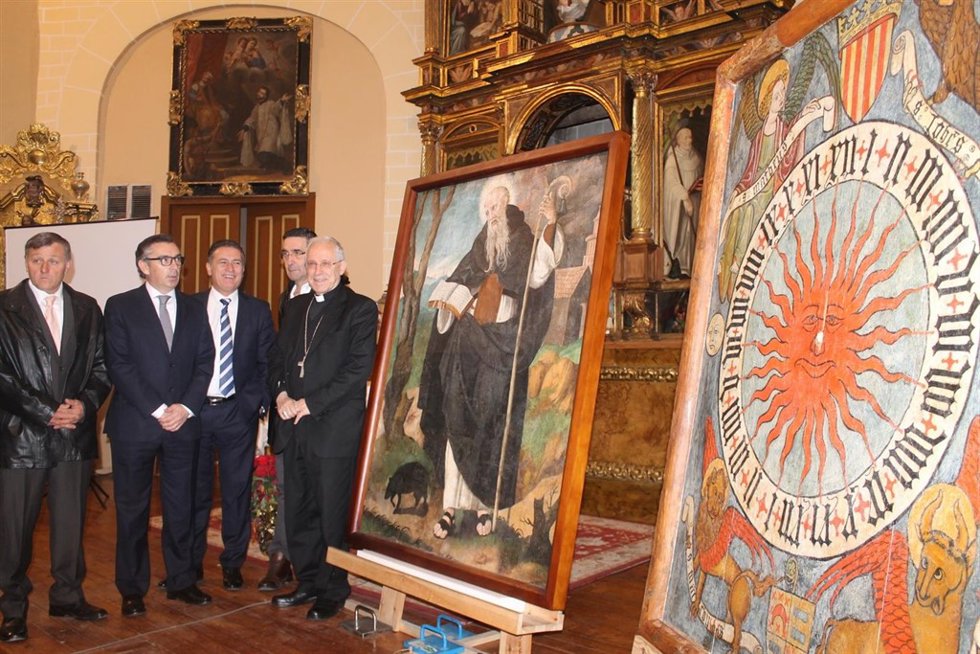 Beamonte ha asistido a la presentación de las obras