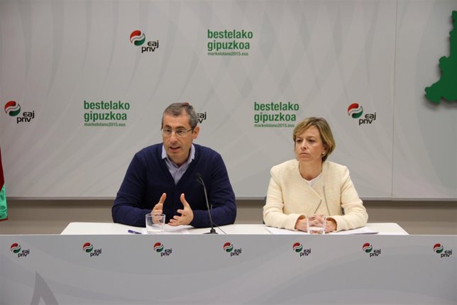 Markel Olano y Eider Mendoza.