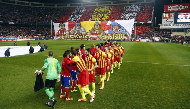 Encuentro entre Atlético de Madrid y el FC Barcelona