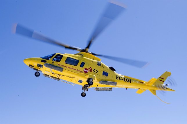 Helicóptero medicalizado del Servicio de Urgencias Canario (SUC)