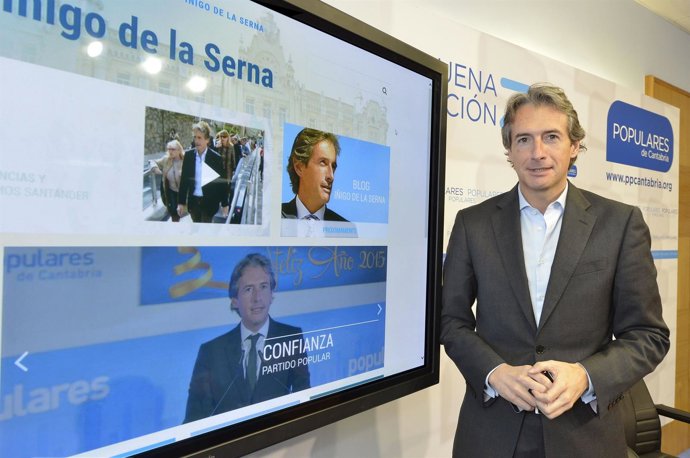 Alcalde de Santander, Íñigo de la Serna, con nueva web del grupo municipal de PP
