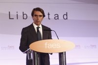 Aznar vaticina nuevos actos de terrorismo yihadista "con más fuerza si cabe"