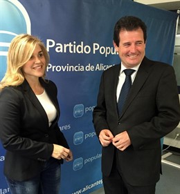 Eva Ortíz y José Císcar