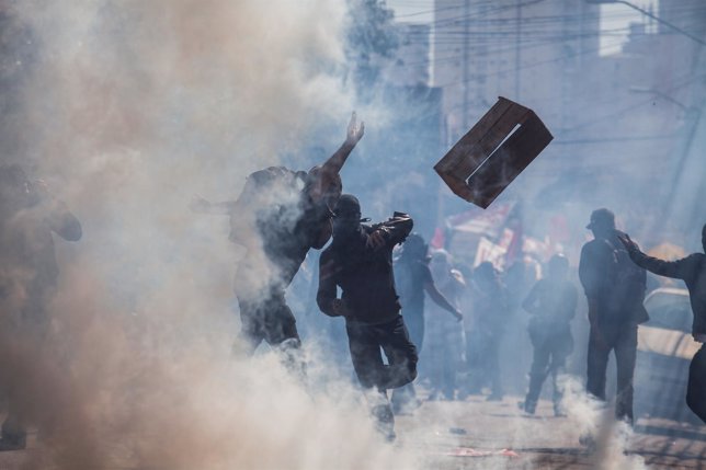 Protestas en Sao Paulo el día que arranca el Mundial