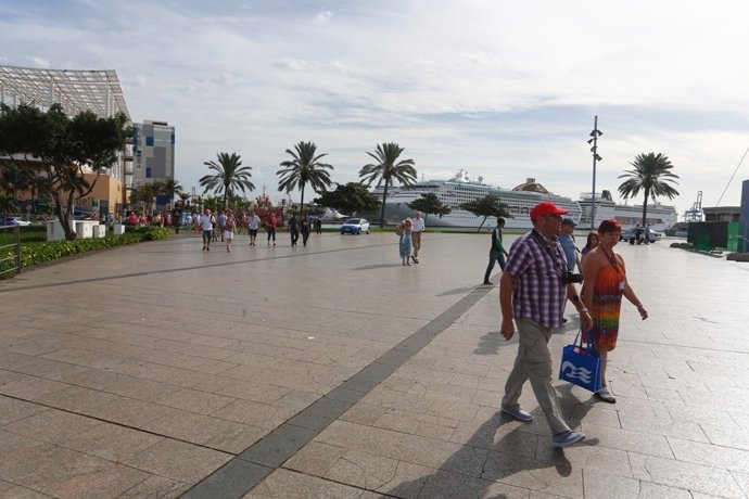 Cruceristas en Las Palmas de Gran Canaria