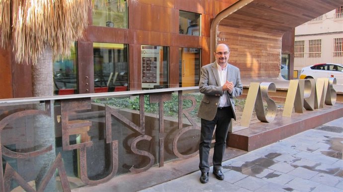El secretario general del PSOE Aragón, Javier Lambán