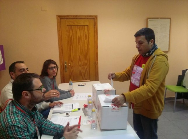 El 60% del censo ha votado ya en las primarias de IU-Verdes de Murcia