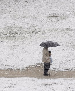 Nieve en Madrid