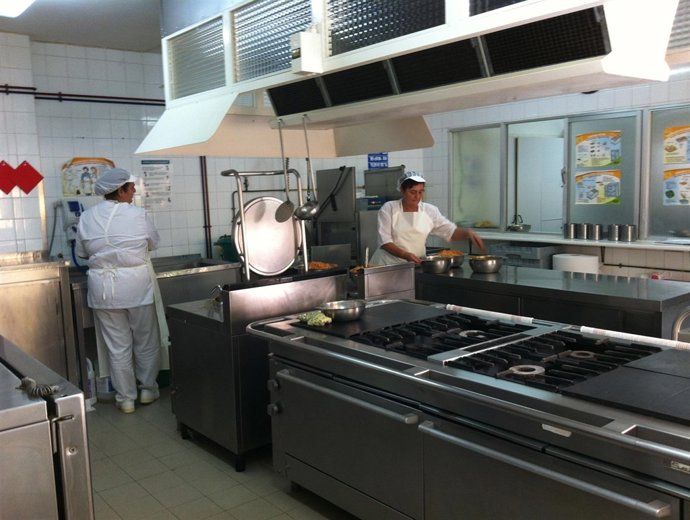 Cocina de un colegio