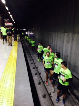 Bauzá participa en la carrera underrunning