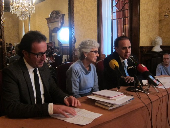 Muriel Casals, David Escamilla y Jacint Soler Padró.