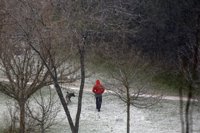 Primera nevada en la región