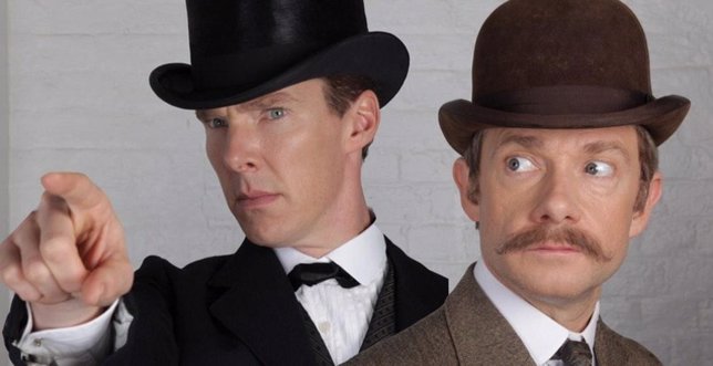 Benedict Cumberbatch y Martin Freeman