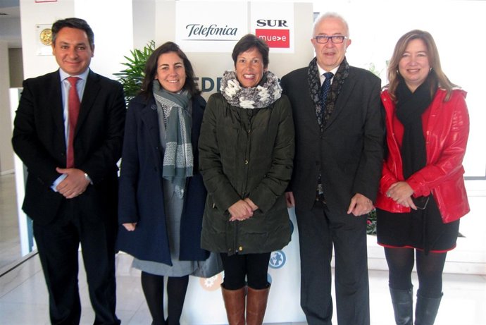 Marta Rueda, Sánchez Maldonado y Susana Radío en Málaga