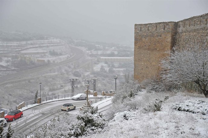 Nieve en Morella