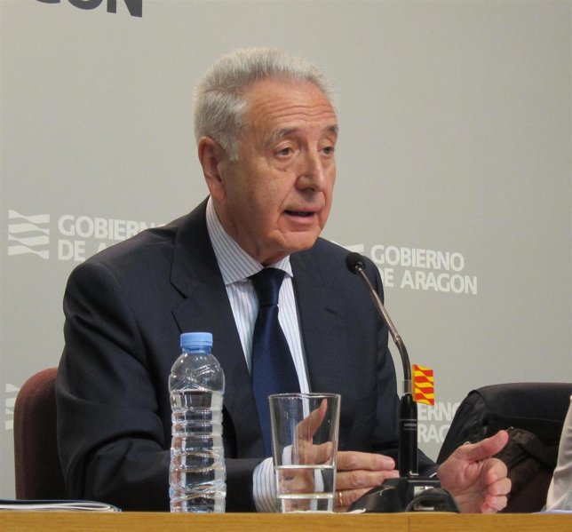 El consejero de Agricultura, Ganadería y Medio Ambiente de Aragón, Modesto Lobón