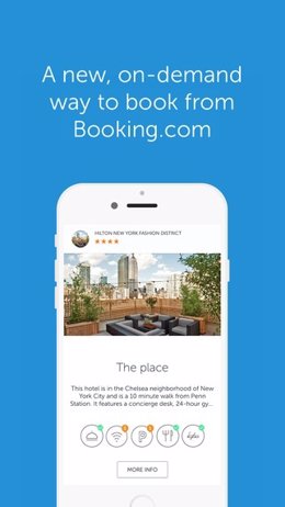 Booking Now, 'app' de reservas hoteleras