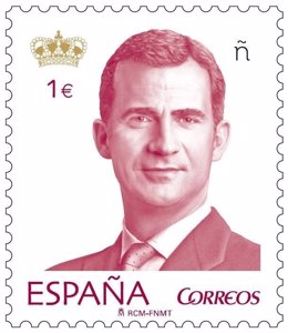 Nuevo sello con el retrato de Felipe VI 