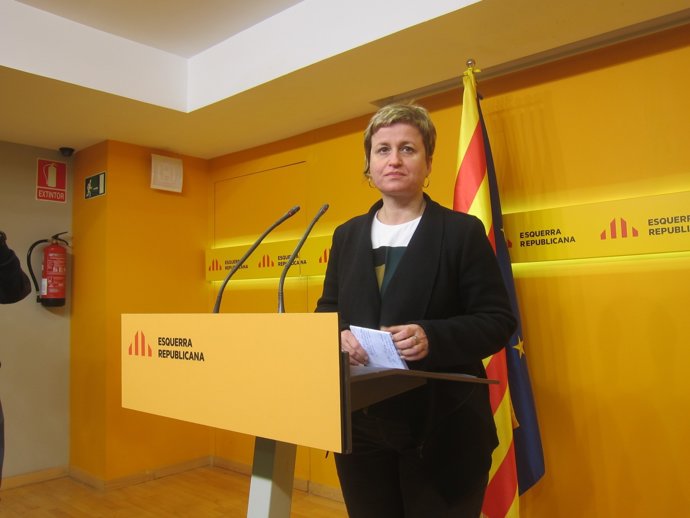 La portavoz de ERC, Anna Simó.