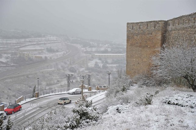 Nieve en Morella