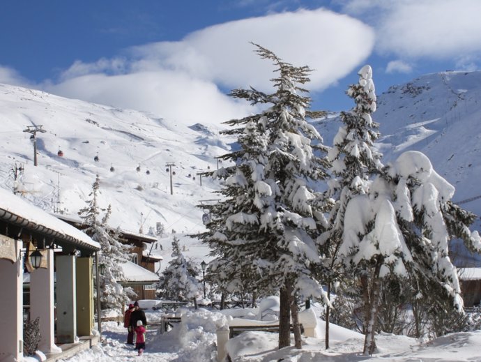 Sierra Nevada tras las últimas nevadas