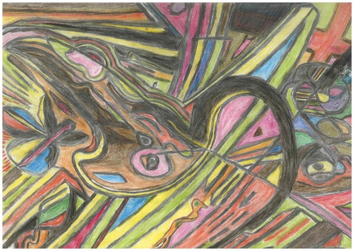 Una de las obras de la muestra 'Tiempo para soñar'