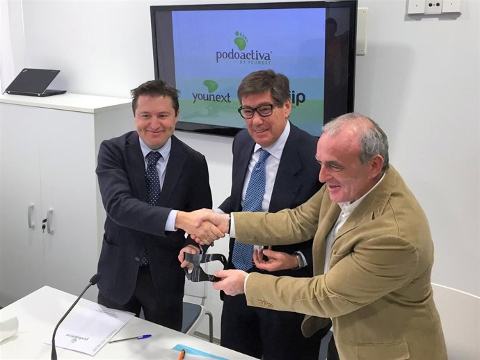 Aliaga asiste a la firma del convenio entre Podactiva e AITIIP