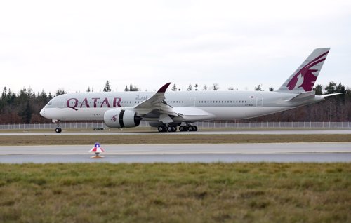 Primer A350 XBW de Qatar Airways 