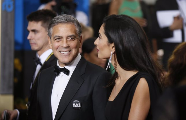 George Clooney en la entrega de los Globos de Oro