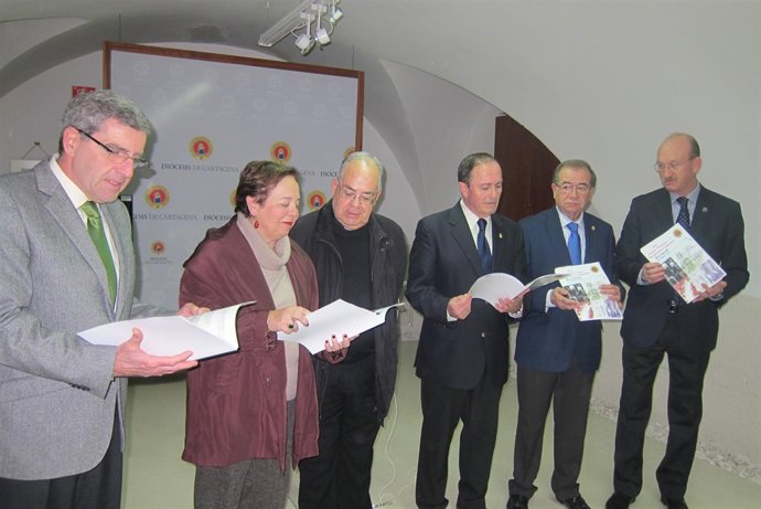 De la Cerra, Montero, del Amor, Martínez, Simón y Alarcón en la presentación