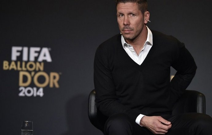 Diego Pablo Simeone en el FIFA Balón de Oro 2014