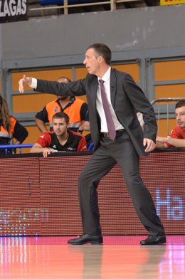 Joaquín Ruiz, entrenador del CAI Zaragoza