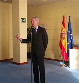 Pedro Morenés, en declaraciones en el ministerio