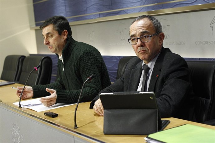 José Luis Centella y Joan Coscubiela.