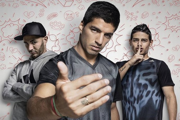 Futbolistas de Adidas protagonizan nueva campaña