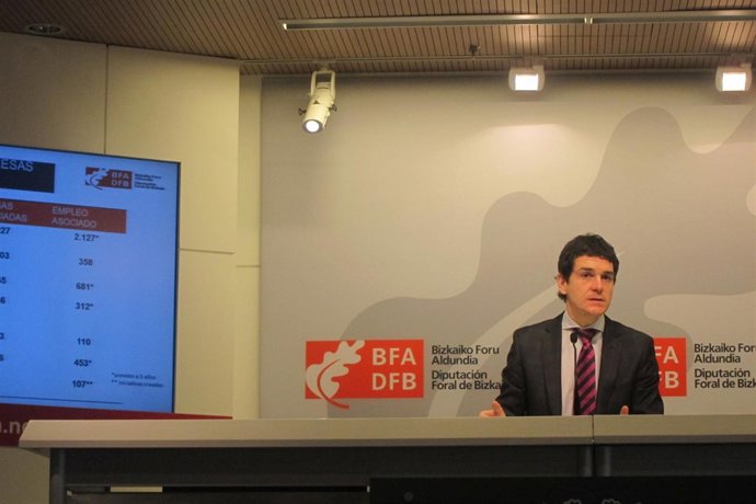 El portavoz de la Diputación de Bizkaia, Unai Rementeria