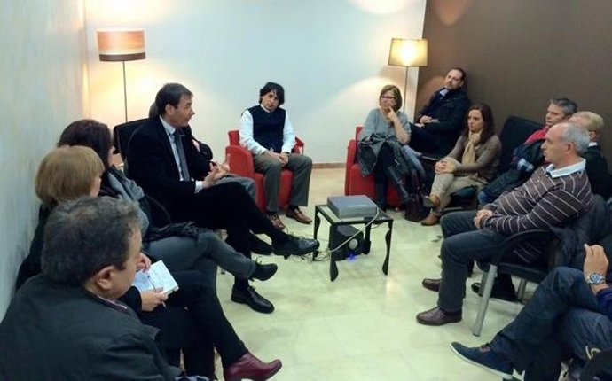 Reunión Tomás Gómez en Getafe