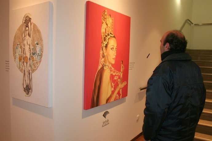 Saldaña artista exposición antequera unicaja