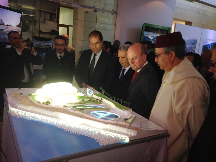 Buch en la presentación del proyecto de Aquarium de Casablanca 