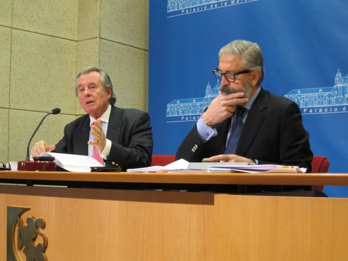 Gutiérrez y Pineda en la rueda de prensa